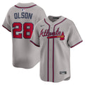 Matt Olson Atlanta Braves Road Limited Player Jersey - Gray